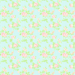 Aquapink Flowers Dollhouse Wallpaper Aquapink Flowers Dollhouse Wallpaper